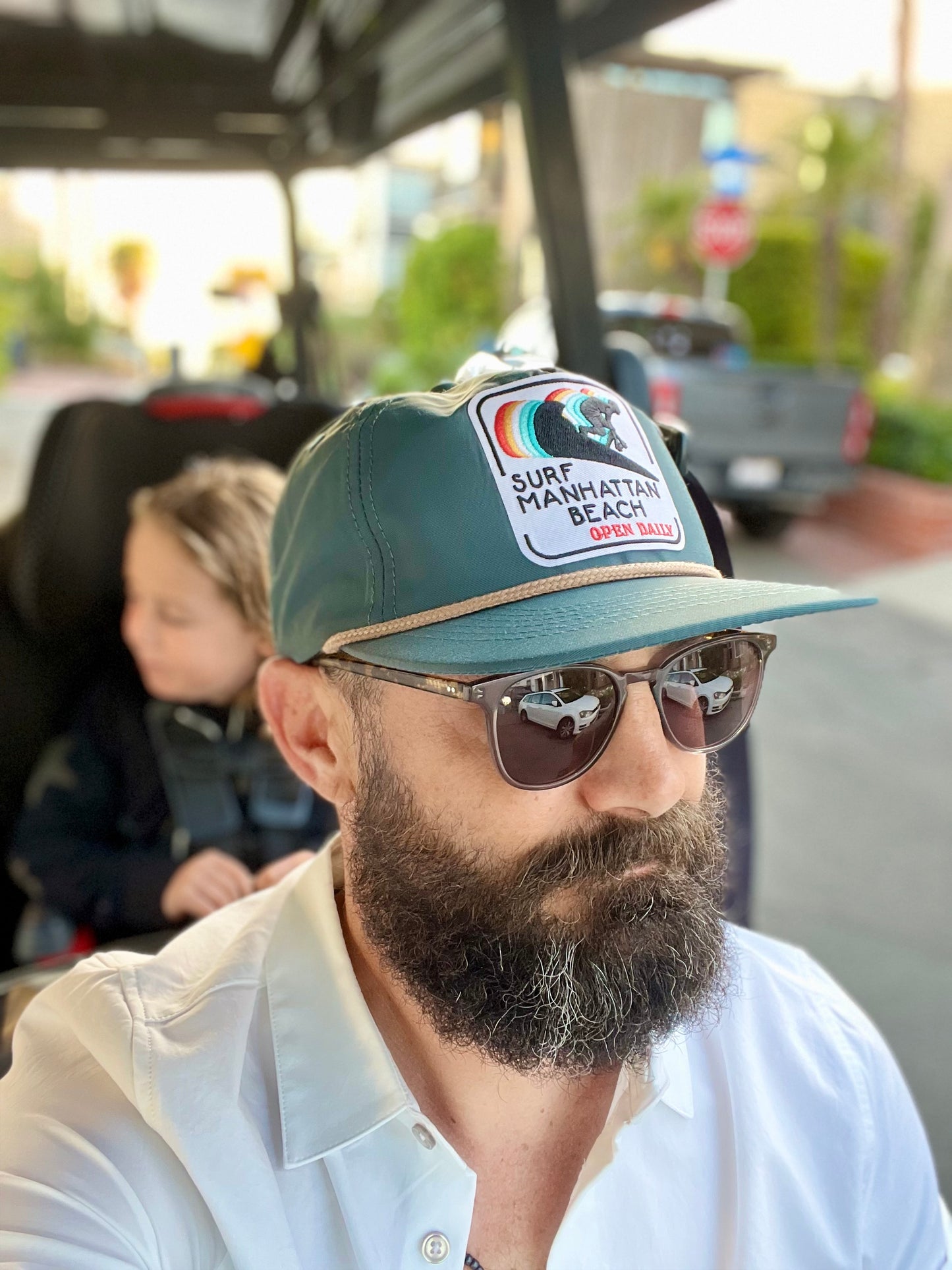 MB Surf Nylon Flat-Brim Hat