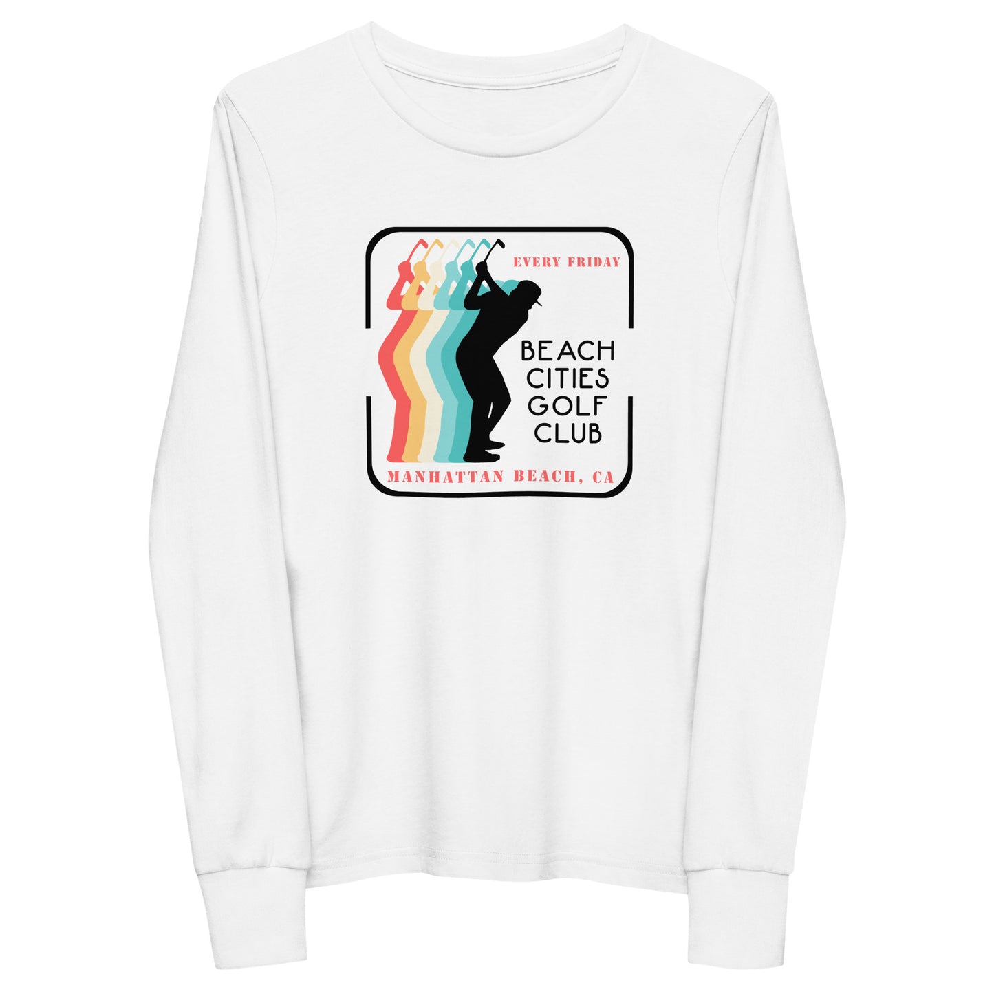 Youth Retro Golfer Long Sleeve Tee